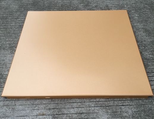 틀린 천장 도와/600x600mm에 있는 금 색깔 알루미늄 클립은 천장판을 금속을 붙입니다