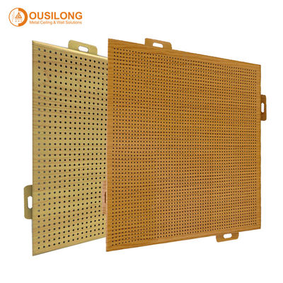 CNC 커트 커튼은 알루미늄 금속 클래딩 패널 PE/PVDF 분말 코팅을 꿰뚫었습니다