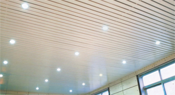 똑바로/가장자리 공항을 위한 S자형 알루미늄 지구 천장 RAL 색깔을 경사졌습니다
