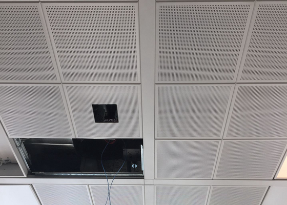 1' ×1 ' 사무실 건물을 위한 천장에 있는 백색 색깔 기공 Φ2.3 클립