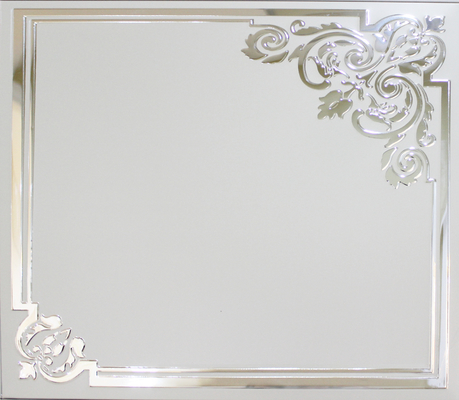 인쇄를 가진 거울 알루미늄, 거실 훈장을 위한 예술적인 천장 도와